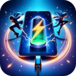 charging animation android application logo